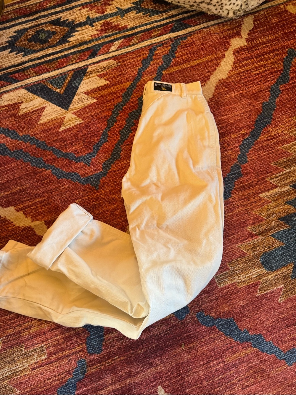 Classic High-Rise Cream Women’s Jeans